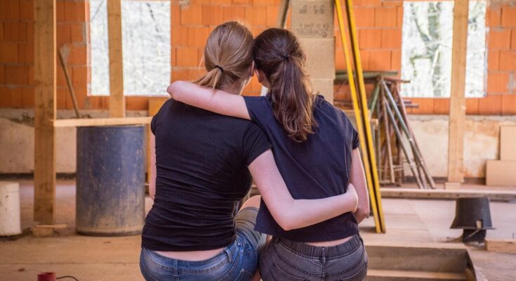 girlfriends, friendship, hug, trust, girls, pair, friends, best friends, together, affection, connectedness, young people, young women, rehabilitation, construction site, embrace, intimate, construction project, renovate, renovation, friendship, friendship, hug, hug, trust, friends, friends, friends, friends, friends, best friends, renovation, renovation